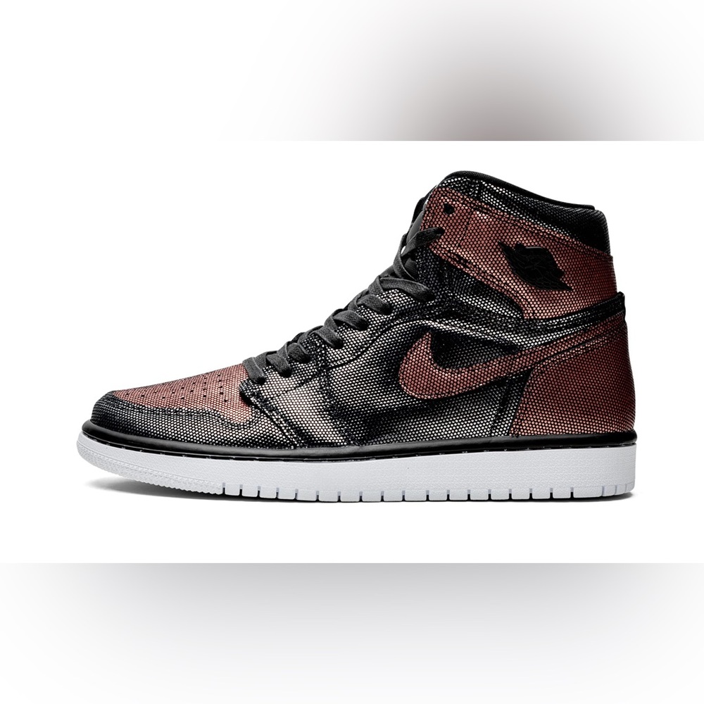 Nike Air Jordan 1 Retro High Fearless Metallic Rose Gold & Black